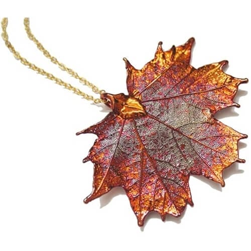 Arborvita Real Leaf Necklace Superb Copper Gifts For Her That Will Instantly Make Her Smile