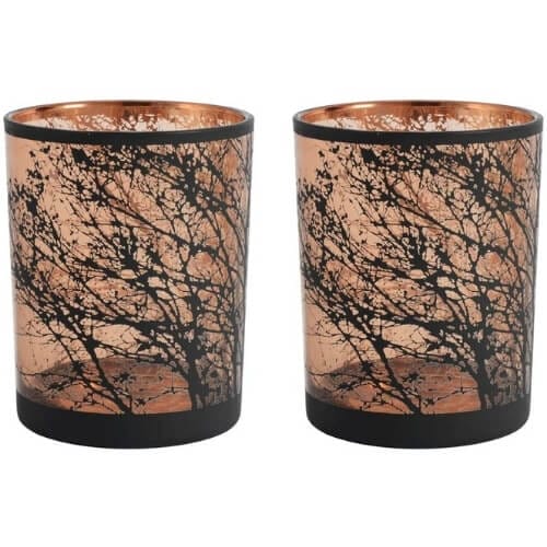ProCook Etched Copper Tree Tealight Holders Superb Copper Gifts For Her That Will Instantly Make Her Smile