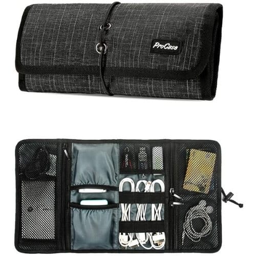 ProCase Tech Gear Organizer Wrap Amazing Gifts For A Female Boss That Will Surely Fill Her With Joy