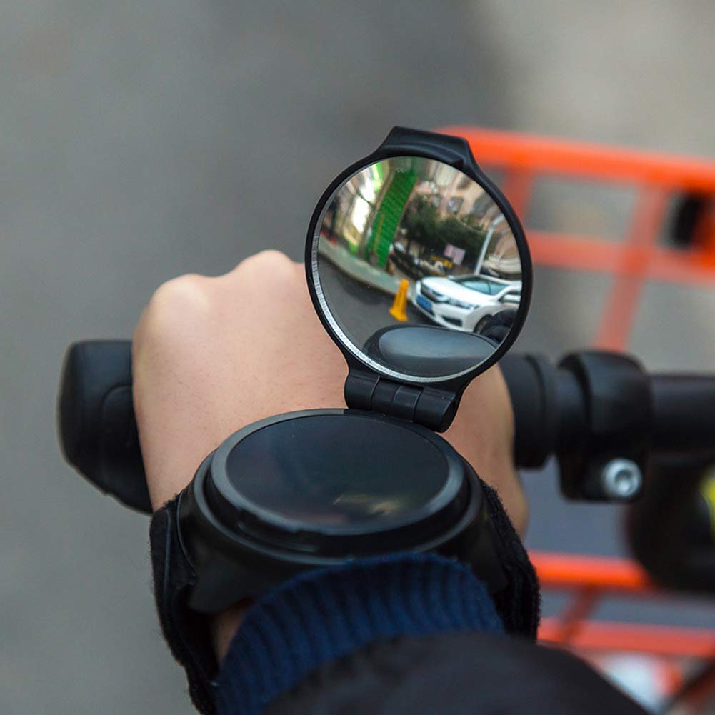 Bike Rear View Mirror Adjustable Wrist Wear