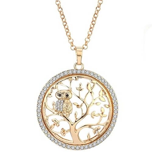 Ever Fairy Tree of Life Owl Necklace Superb Copper Gifts For Her That Will Instantly Make Her Smile