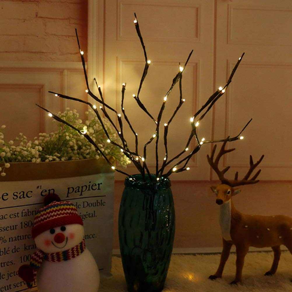 3 Pack Warm White Lighted Twig Branches