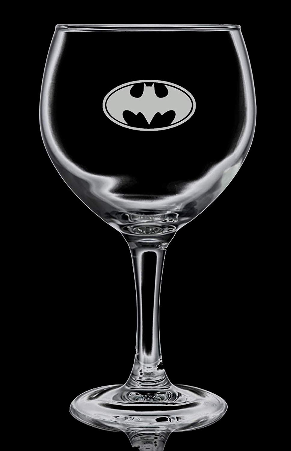 Batman Logo 1 Gin Balloon Glass