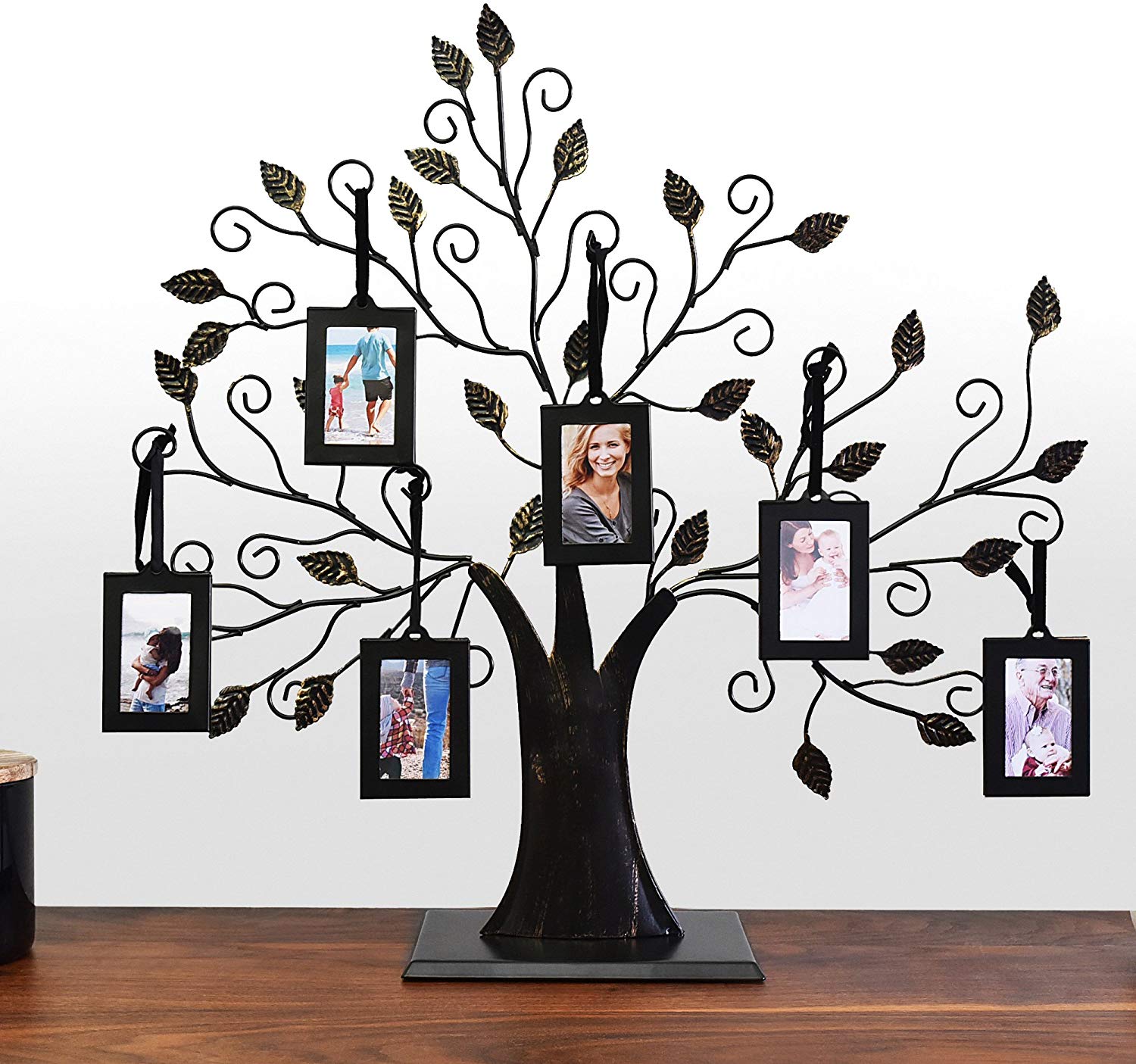 Thetford Design Family Tree Photo Frame with 6 Hanging Picture Frames