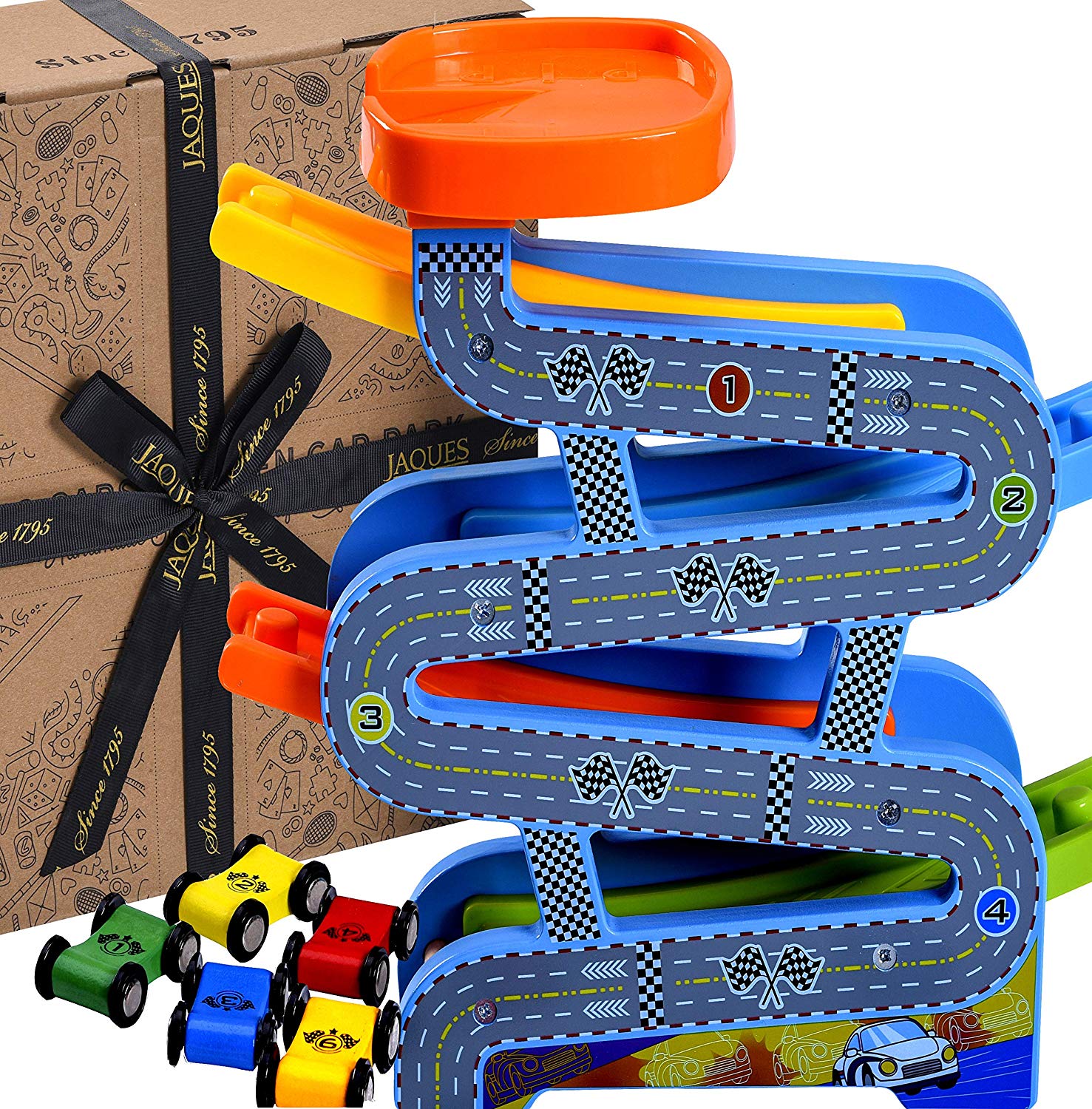 Jaques of London Wooden Toys Carpark Perfect toddler toys