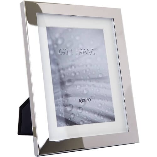 Kenro Eden Delicate Series 8x6 inch / 15x20cm Photo Frame Polished Silver Remarkable Silver Wedding Anniversary Gifts your partner