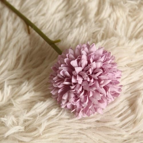 L@YC artificial Hydrangea Flowers, 12 Pcs Silk Chrysanthemum Small Ball Flowers For Home Garden Party Office Decoration Amazing 13th-Anniversary Gift Ideas
