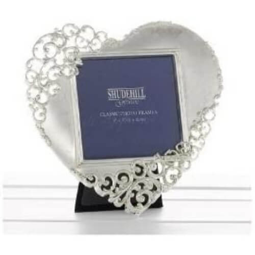 Gifts and More Gifts 20233 Silver Lace Heart Photo Frame Valentine Amazing 13th-Anniversary Gift Ideas