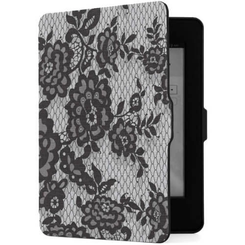 Case For Kindle Paperwhite 1/2/3 Generation All-new Kindle Case Fashion Trend Lace Print Pu Leather Cover Amazing 13th-Anniversary Gift Ideas