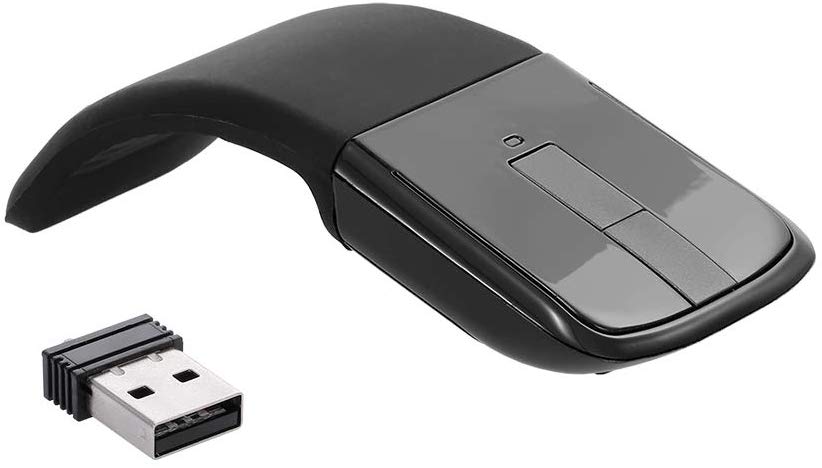 Docooler Wireless Optical Mouse with USB Arc Mouse
