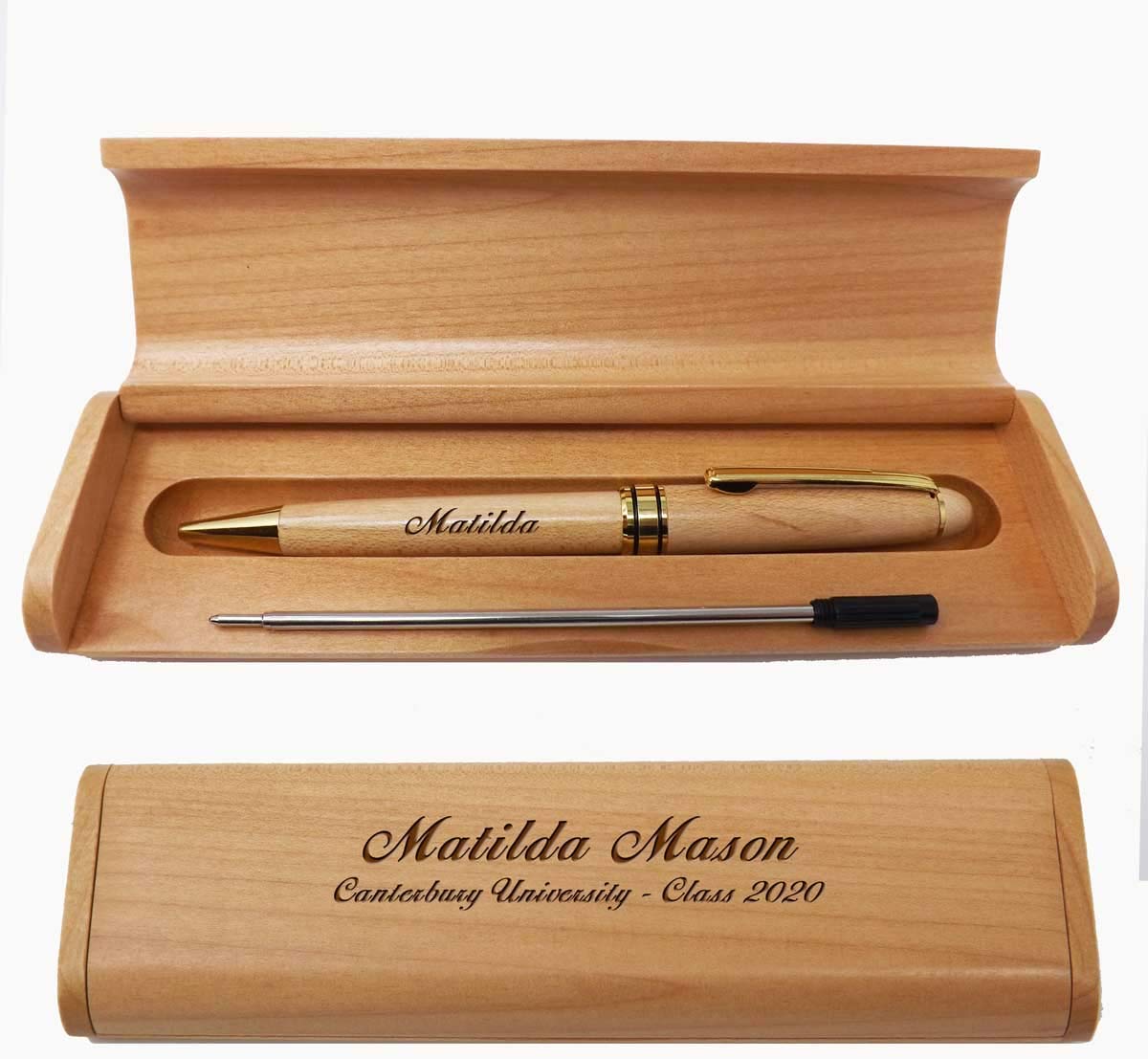 Wooden Ballpoint and Box Set