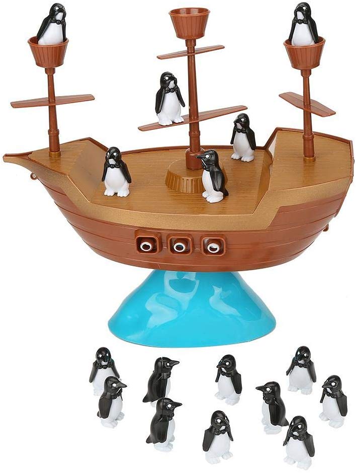 Desktop Pirate Boat Penguin Balance Game