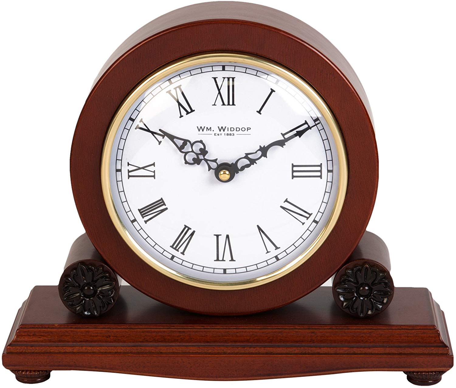 Wooden Barrel Mantel Clock