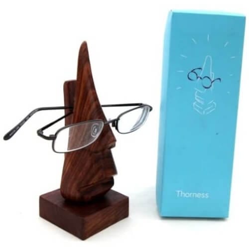 Nose shaped wooden spectacle holder Christmas Presents for Parents