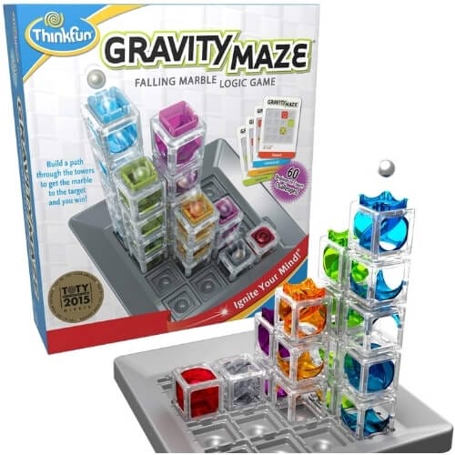 Thinkfun - Gravity Maze - Falling Marble Brain Game and Stem Toy for Kids Age 8 Years And Up Gifts For 14 Year Old Boys