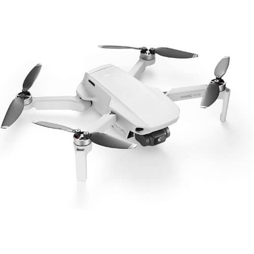 DJI Mavic Mini - Ultralight and Portable Drone, Battery Life 30 Minutes, Transmission Distance 4 KM, 3-Axis Gimbal, 12 MP, HD Video 2.7K, Lightweight, Easy to Edit and Share, QuickShots Gift Ideas for Who Have Everything