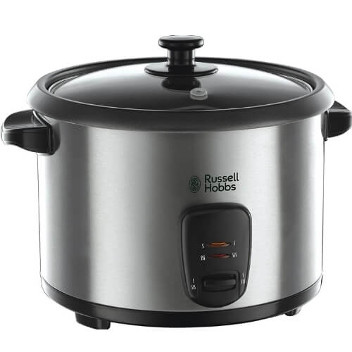 Russell Hobbs 19750 Rice Cooker and Steamer, 1.8 Litre, Silver Christmas Presents for Parents