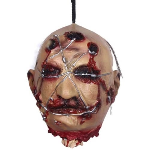 Halloween Hanging Dead Head Life Size Bloody Dead Man Zombie Gifts