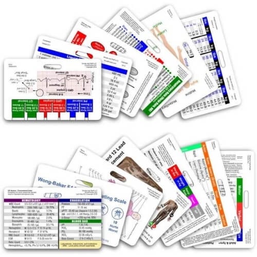 Complete Nurse RN CNA NA Horizontal Badge Card Set - 13 Cards Gifts For Nurses