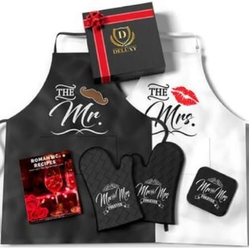 Aprons For Happy Couple - Memorable Bridal Shower Gifts For Bride Gift Ideas For Couples Who Have Everything