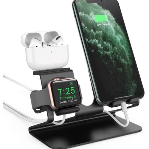 AHASTYLE 3 in 1 Universal Charging Stand Aluminum Desktop Stand Holder for Mobile Phone Gifts For 13 Year Old Boys