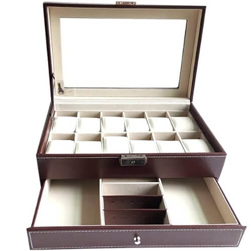 Feibrand Watch Box Drawers for Bracelets Gift Ideas For Couples Who Have Everything