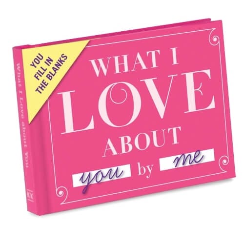 Knock Knock What I Love about You Fill in the Love Journal Romantic Gifts for Him